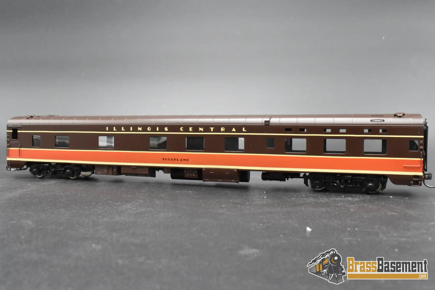 HO Brass – Wasatch Plan 4099 Illinois Central “Sugarland” Passenger Car – Factory Painted – Mint Passenger