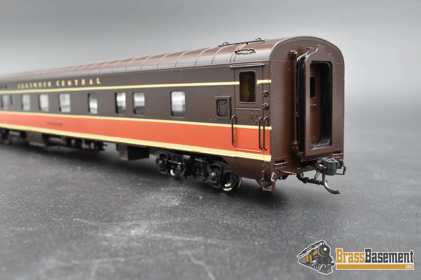 HO Brass – Wasatch Plan 4099 Illinois Central “Sugarland” Passenger Car – Factory Painted – Mint Passenger