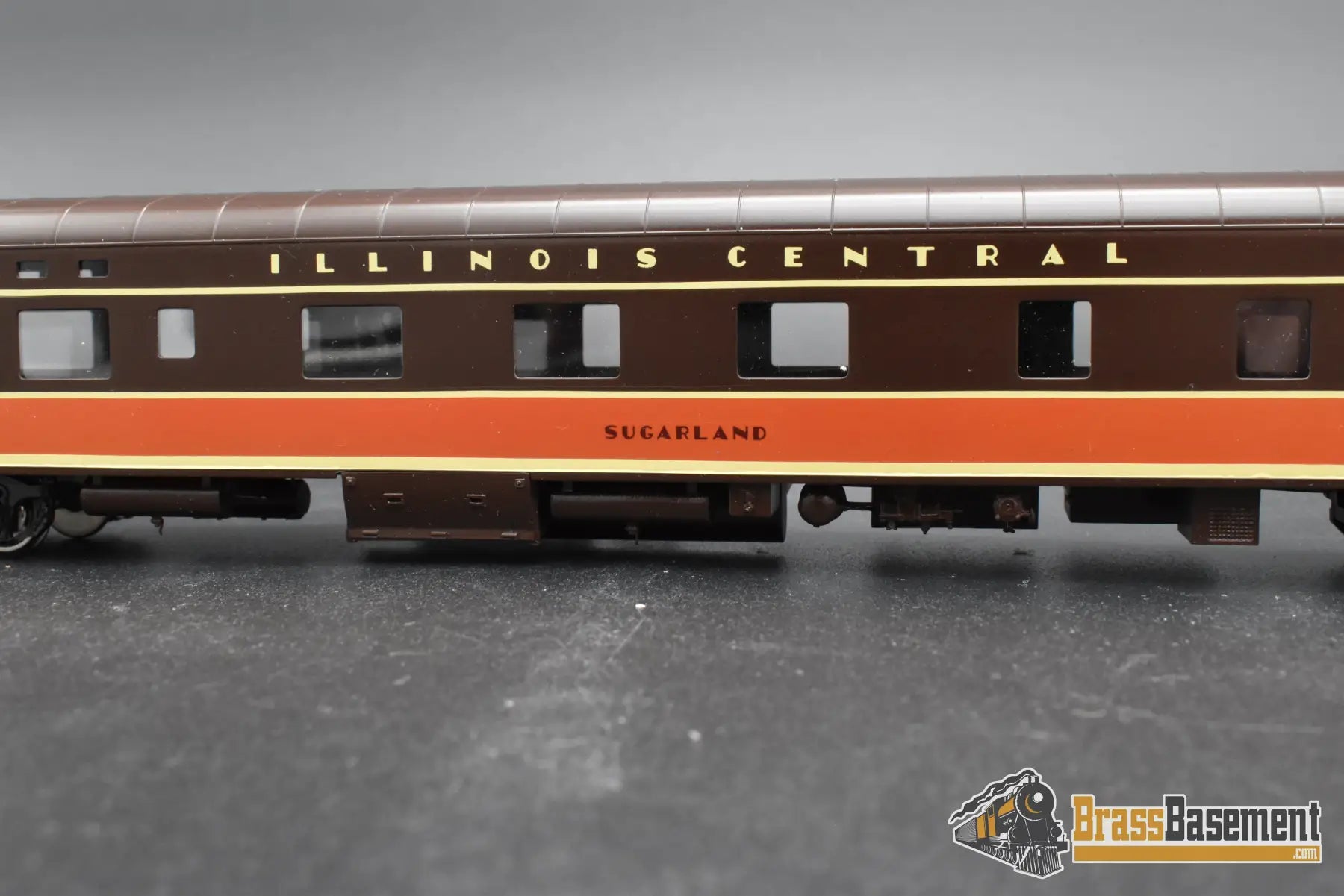HO Brass – Wasatch Plan 4099 Illinois Central “Sugarland” Passenger Car – Factory Painted – Mint Passenger