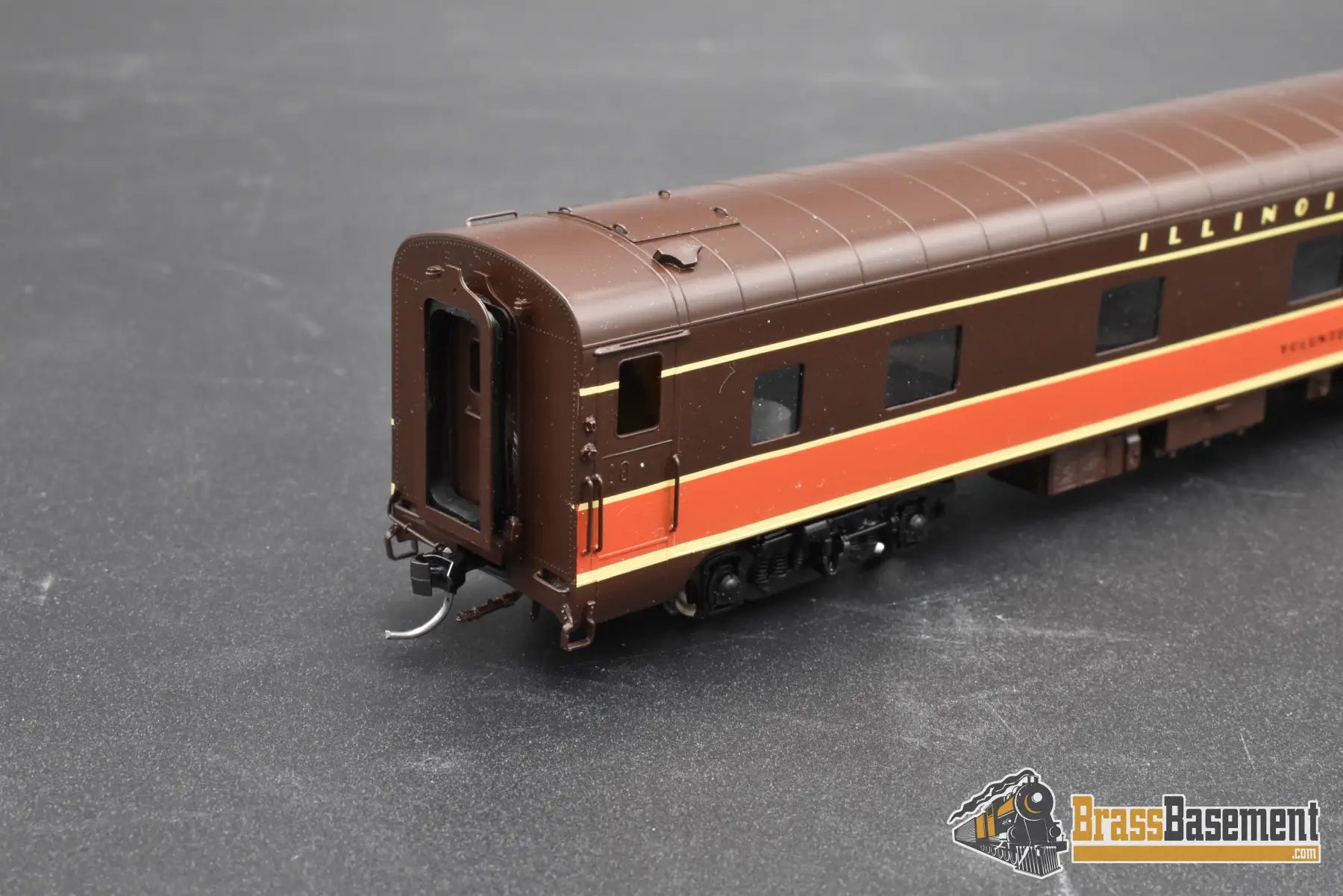 HO Brass – Wasatch Plan 4099 Illinois Central “Volunteer State” Passenger Car – Factory Painted – Mint Passenger