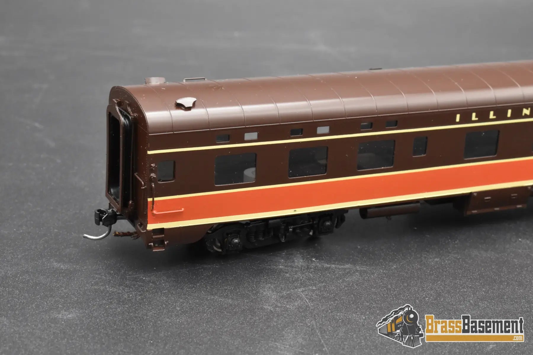 HO Brass – Wasatch Plan 4099 Illinois Central “Volunteer State” Passenger Car – Factory Painted – Mint Passenger