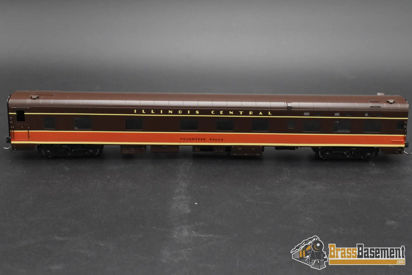 HO Brass – Wasatch Plan 4099 Illinois Central “Volunteer State” Passenger Car – Factory Painted – Mint Passenger