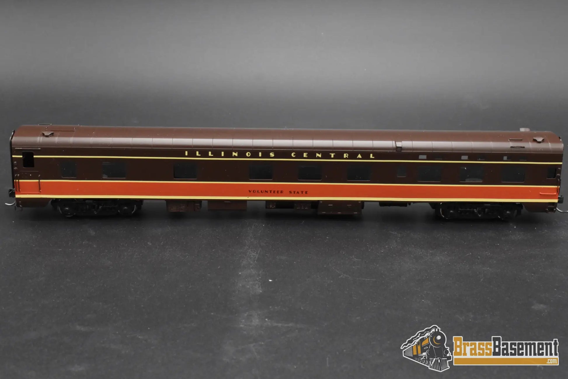 HO Brass – Wasatch Plan 4099 Illinois Central “Volunteer State” Passenger Car – Factory Painted – Mint Passenger