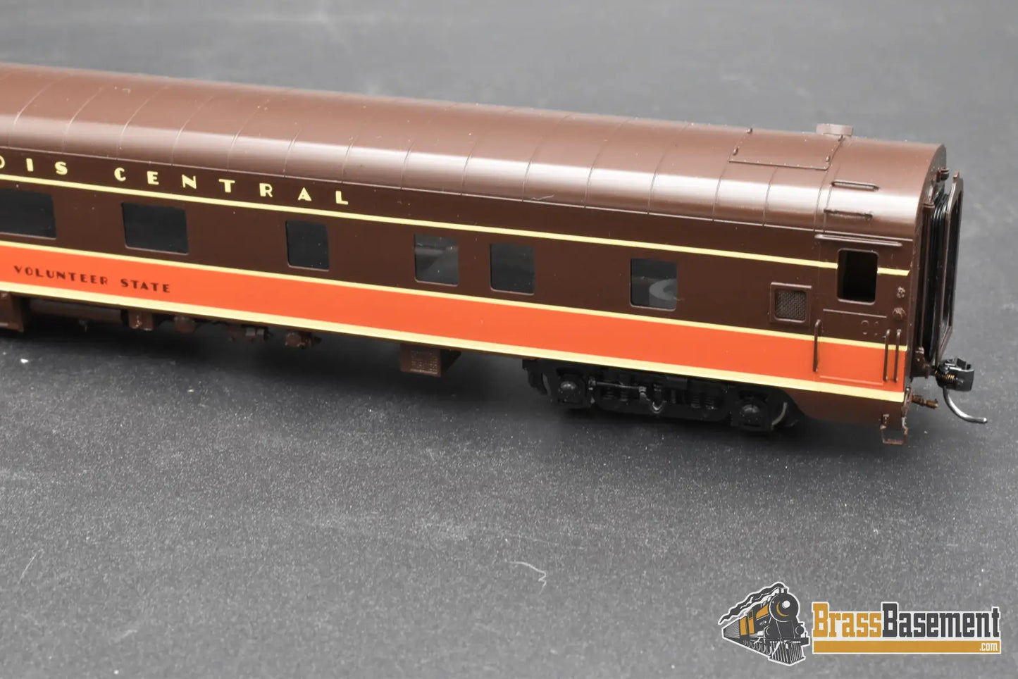 HO Brass – Wasatch Plan 4099 Illinois Central “Volunteer State” Passenger Car – Factory Painted – Mint Passenger
