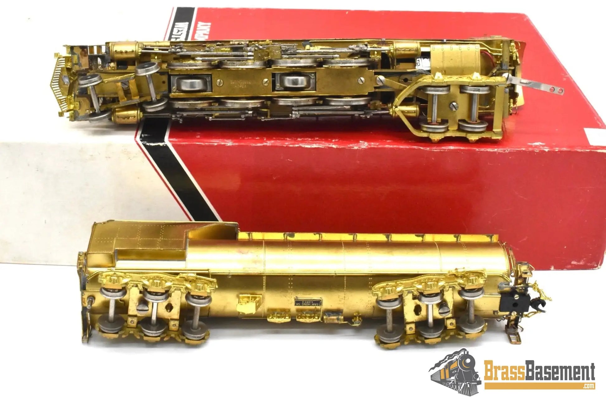 HO Brass - Westside Baltimore & Ohio B&O ‘George Emerson’ 4-4-4-4 - Samhongsa - Unpainted Steam