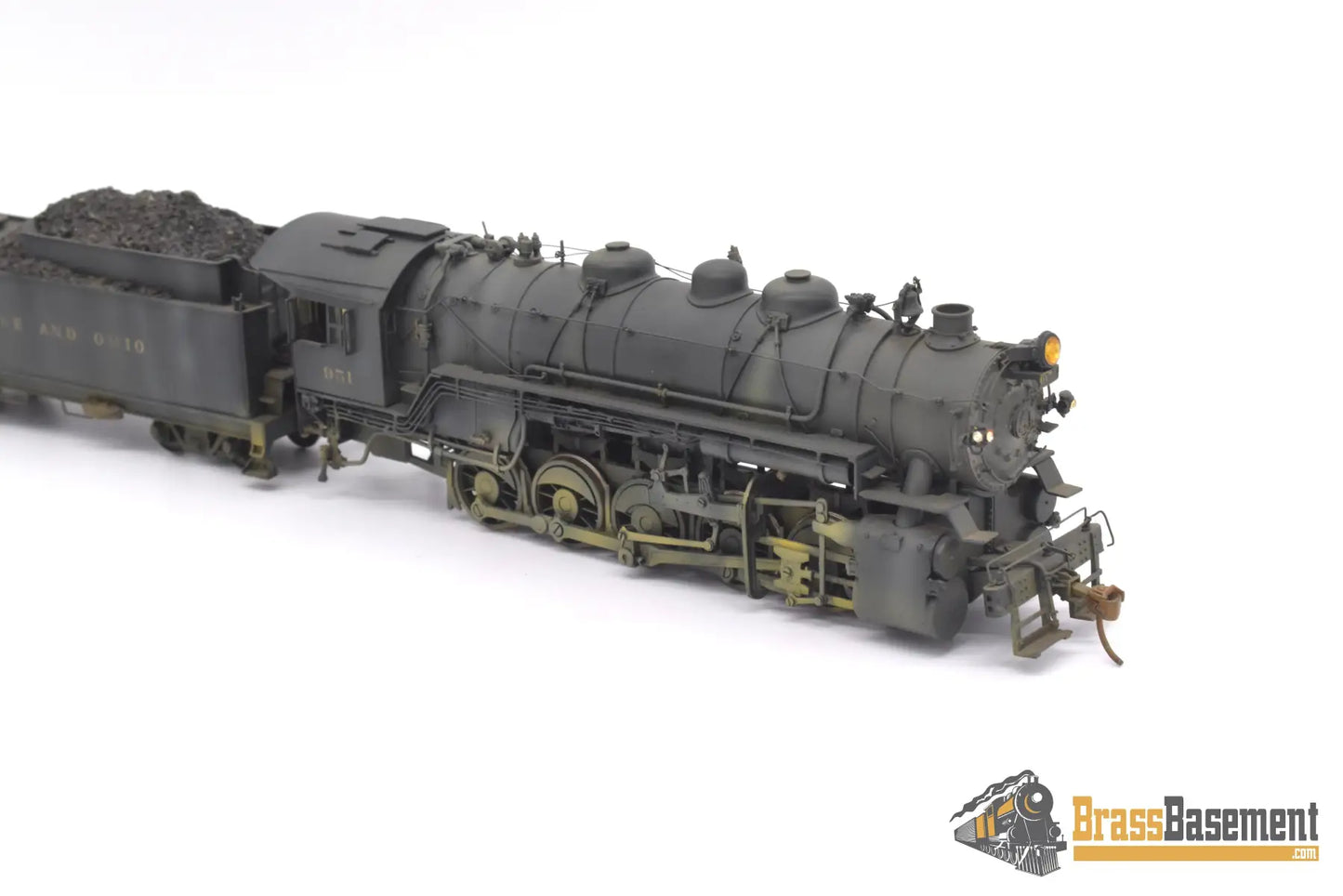 Ho Brass - Westside Baltimore & Ohio B&O U - 1 0 - 10 - 0 Custom Painted Samhongsa Steam