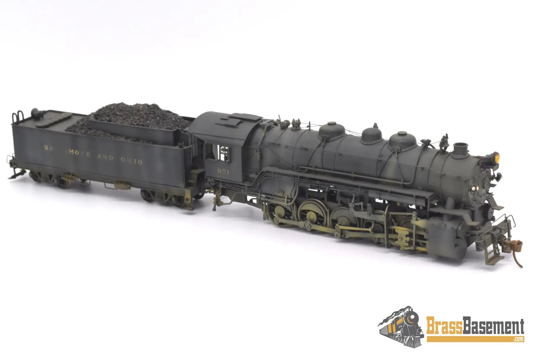 Ho Brass - Westside Baltimore & Ohio B&O U - 1 0 - 10 - 0 Custom Painted Samhongsa Steam