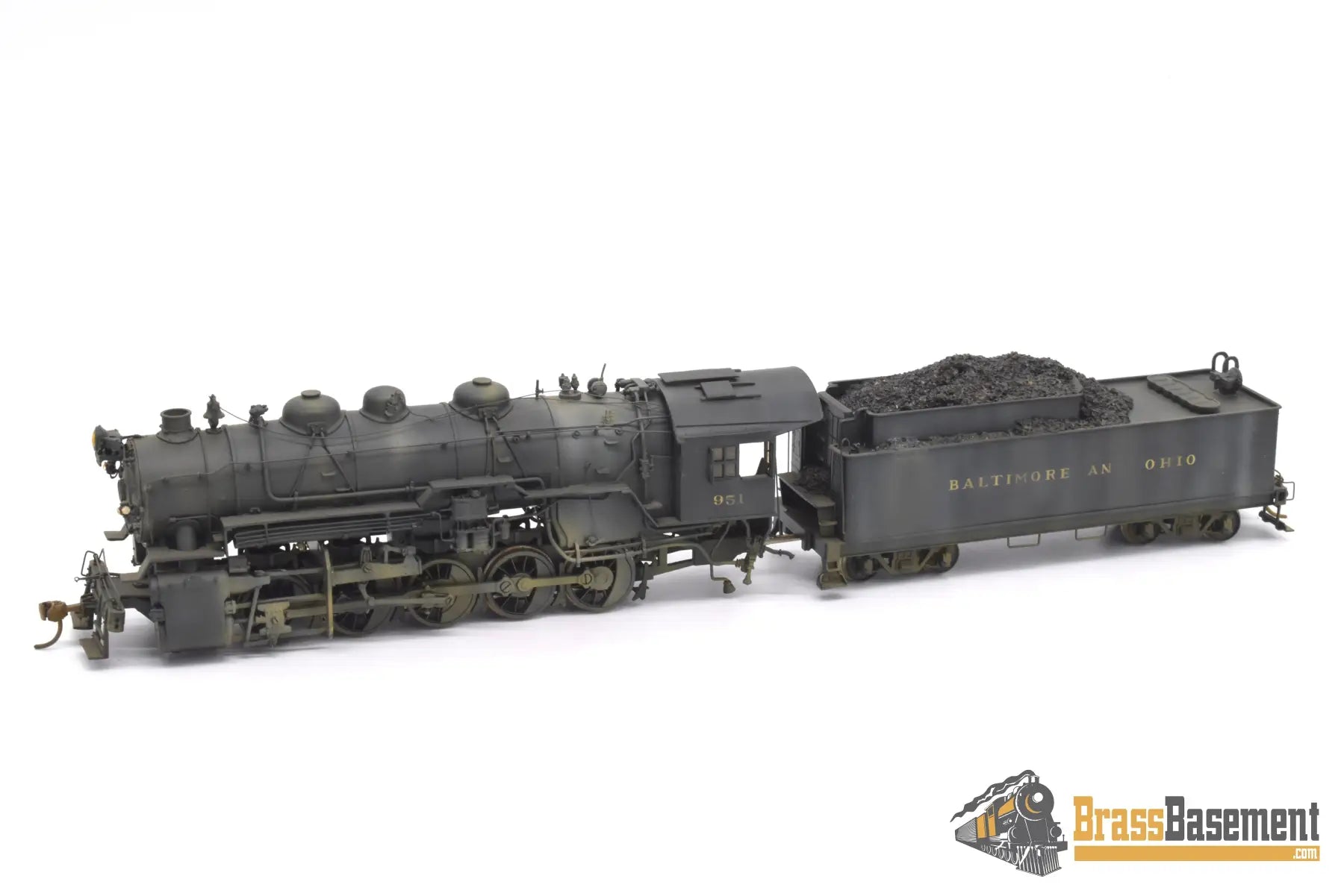 Ho Brass - Westside Baltimore & Ohio B&O U - 1 0 - 10 - 0 Custom Painted Samhongsa Steam