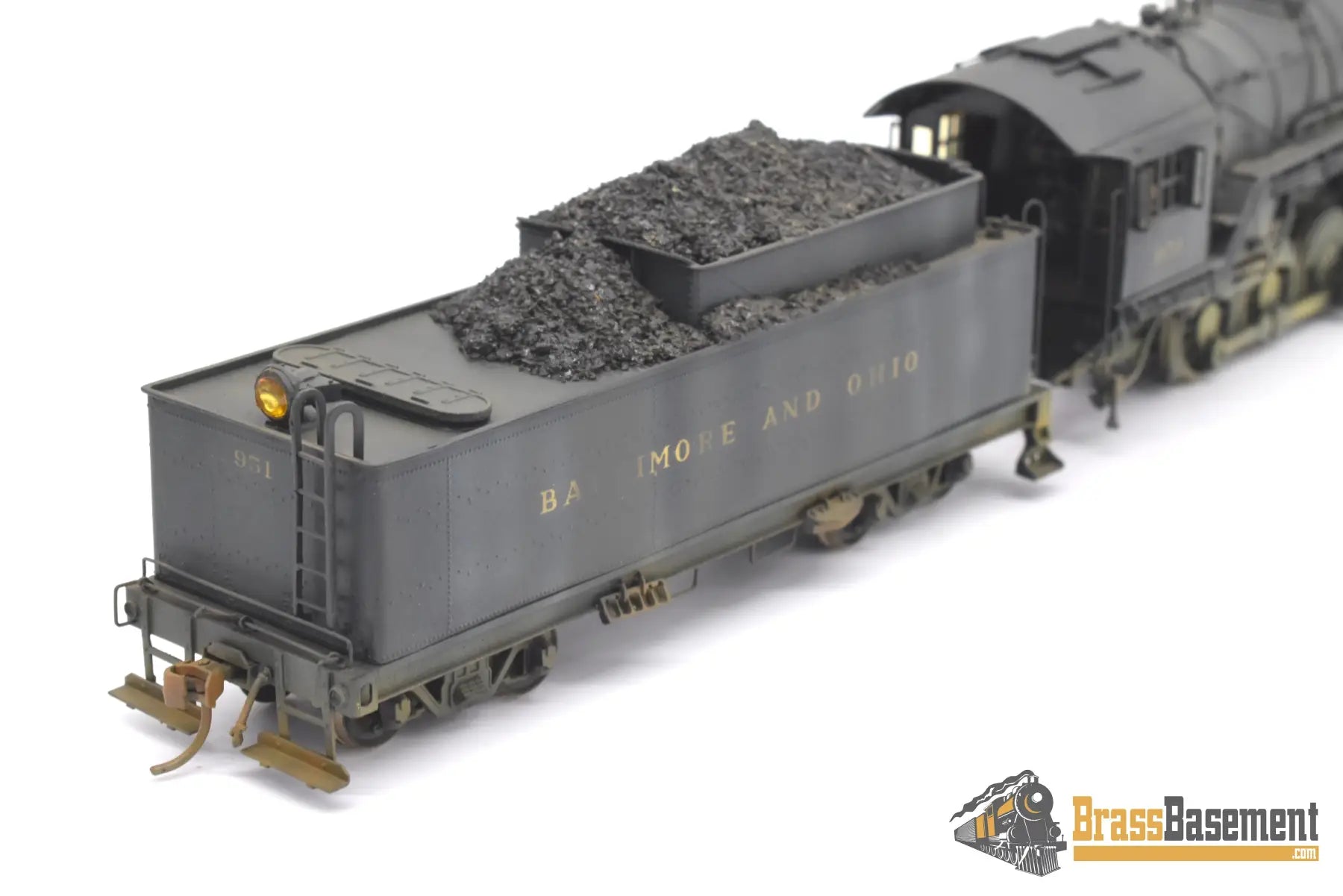 Ho Brass - Westside Baltimore & Ohio B&O U - 1 0 - 10 - 0 Custom Painted Samhongsa Steam