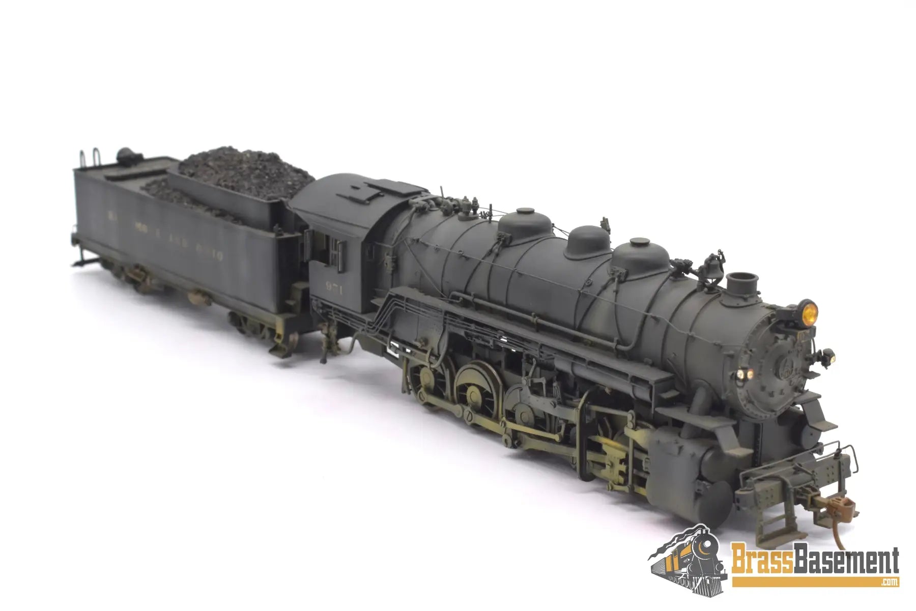 Ho Brass - Westside Baltimore & Ohio B&O U - 1 0 - 10 - 0 Custom Painted Samhongsa Steam