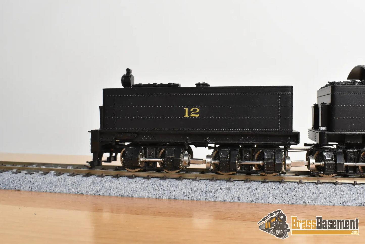 HO Brass - Westside Chesapeake & Ohio Gigantic 4-truck Shay #12 - Pro Painted Steam