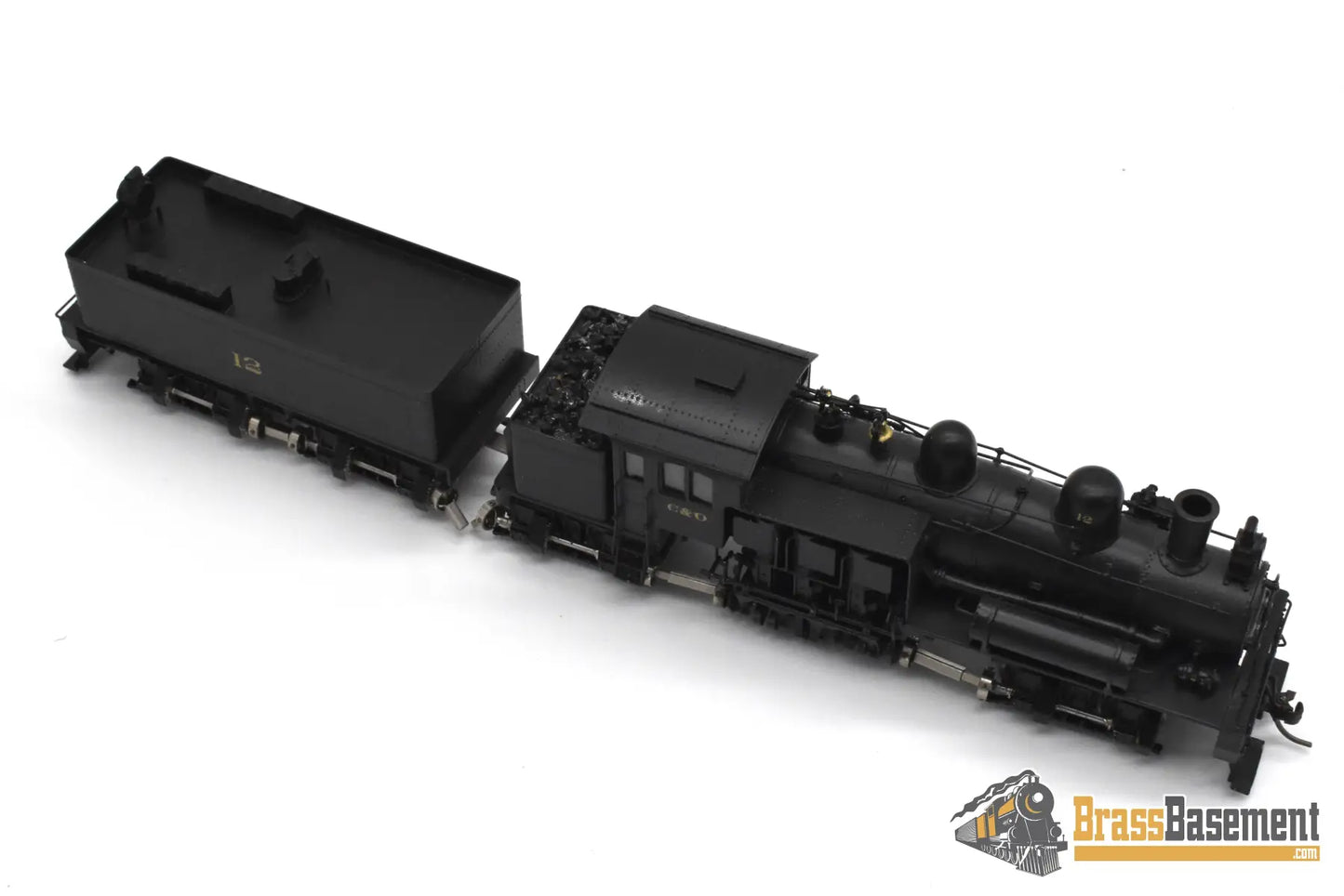 HO Brass - Westside Chesapeake & Ohio Gigantic 4-truck Shay #12 - Pro Painted Steam