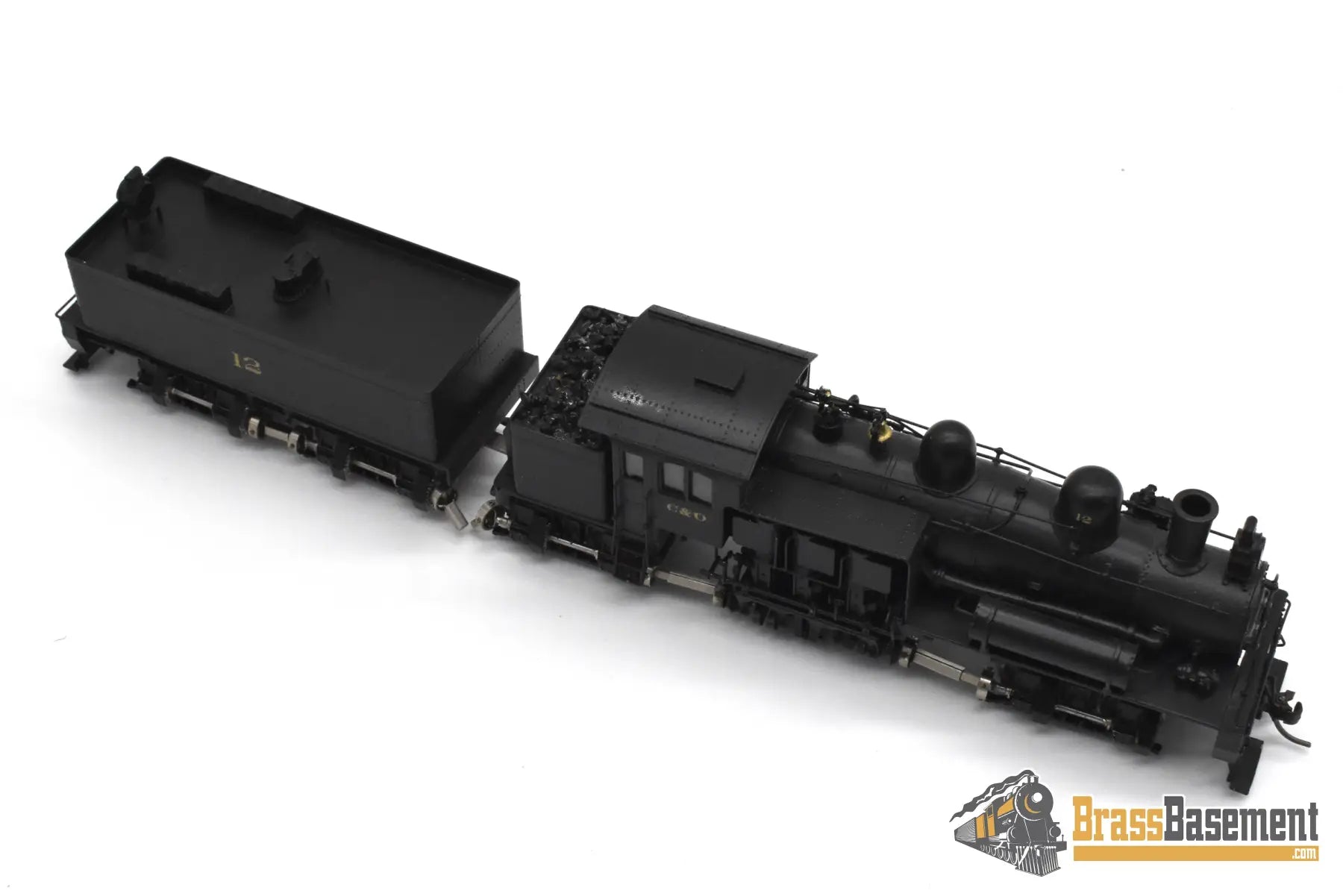 HO Brass - Westside Chesapeake & Ohio Gigantic 4-truck Shay #12 - Pro Painted Steam