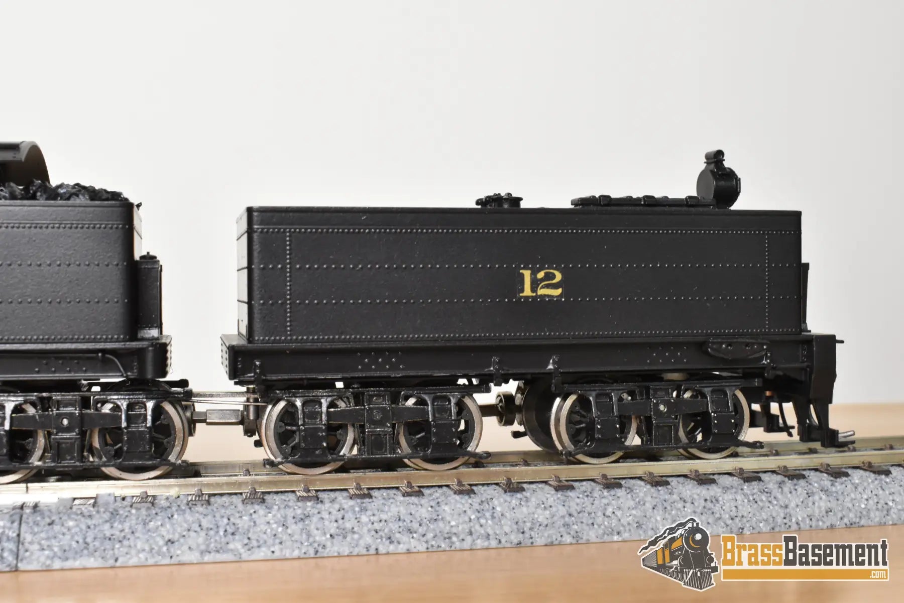 HO Brass - Westside Chesapeake & Ohio Gigantic 4-truck Shay #12 - Pro Painted Steam