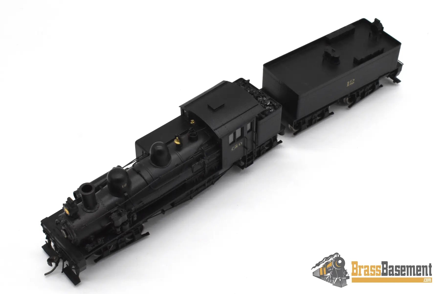 HO Brass - Westside Chesapeake & Ohio Gigantic 4-truck Shay #12 - Pro Painted Steam