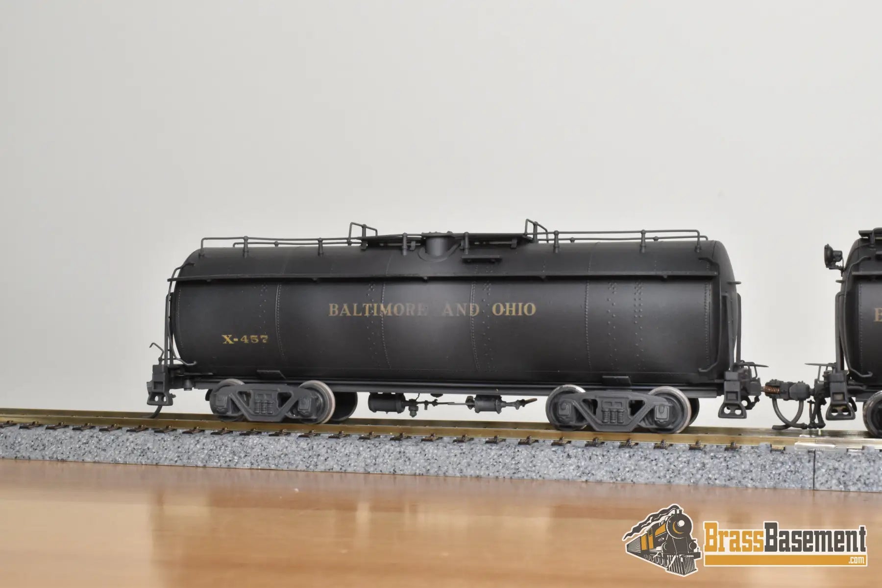 HO Brass - Westside MO-066 Baltimore & Ohio B&O Q-4B 2-8-2 #4633 w/ Aux Tender - Samhongsa Steam