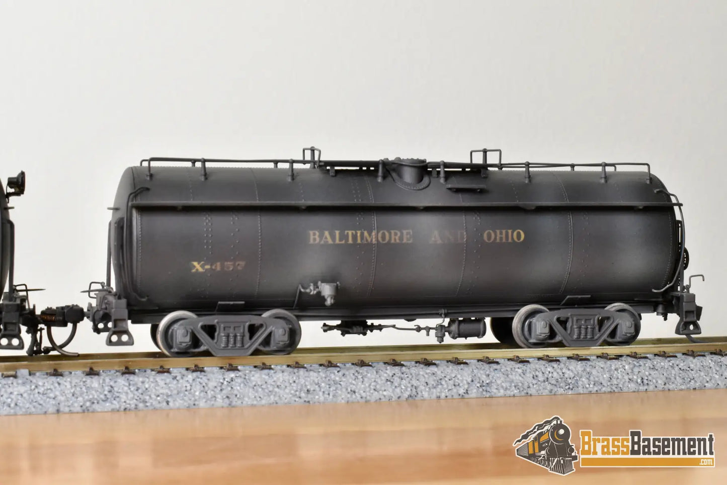 HO Brass - Westside MO-066 Baltimore & Ohio B&O Q-4B 2-8-2 #4633 w/ Aux Tender - Samhongsa Steam