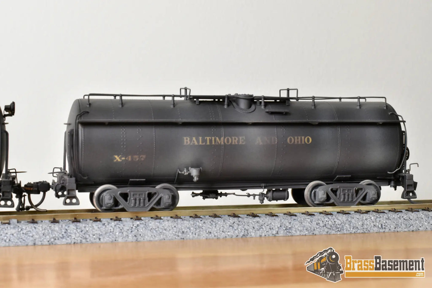 HO Brass - Westside MO-066 Baltimore & Ohio B&O Q-4B 2-8-2 #4633 w/ Aux Tender - Samhongsa Steam