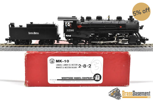 HO Brass Westside Models Long Bell Lumber 2 8 2 #3296 MK 10 Pro Paint Samhongsa Steam