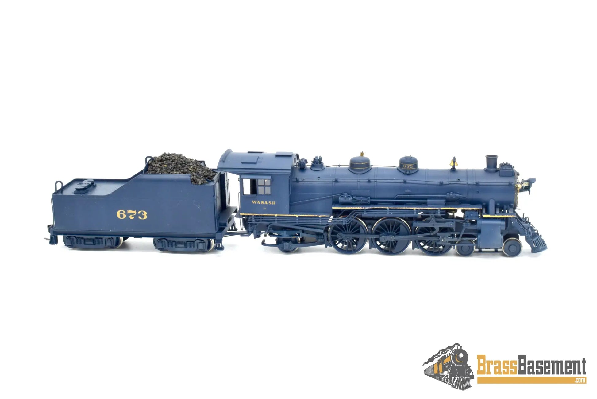 Ho Brass - Westside Models Wabash J - 1 4 - 6 - 2 Pacific Custom Painted Steam