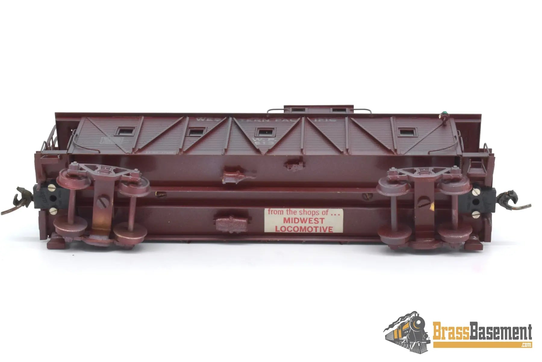 Ho Brass - Westside Models Western Pacific Wp Wood Sided Caboose Custom Paint Freight
