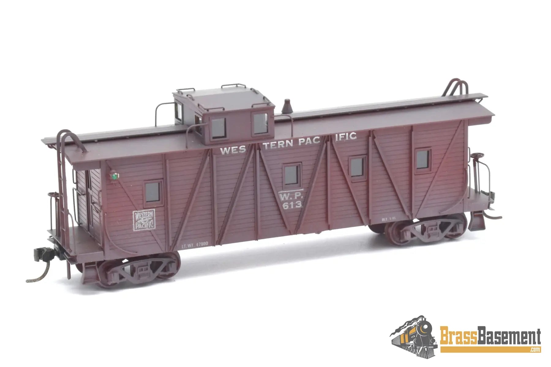 Ho Brass - Westside Models Western Pacific Wp Wood Sided Caboose Custom Paint Freight