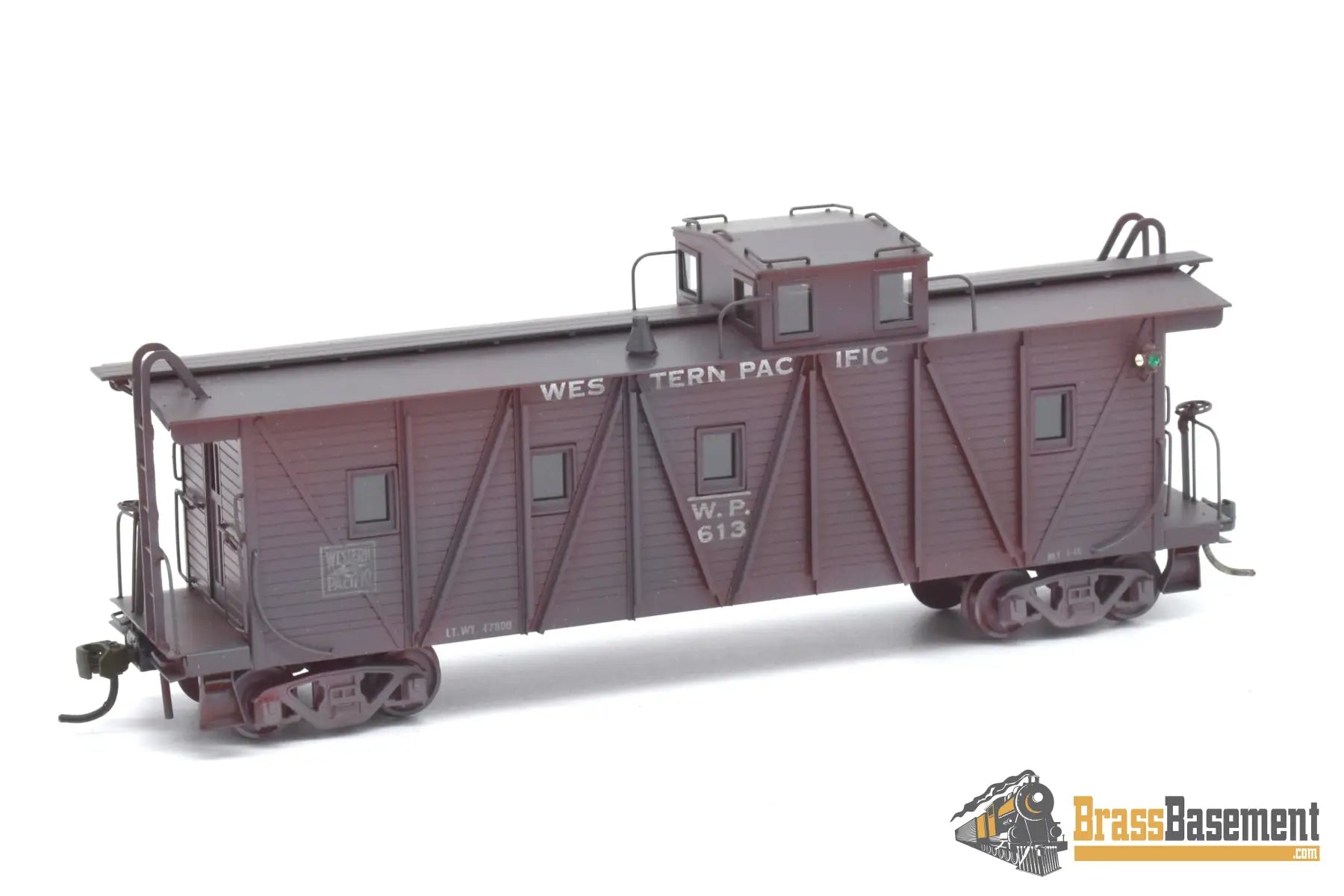 Ho Brass - Westside Models Western Pacific Wp Wood Sided Caboose Custom Paint Freight