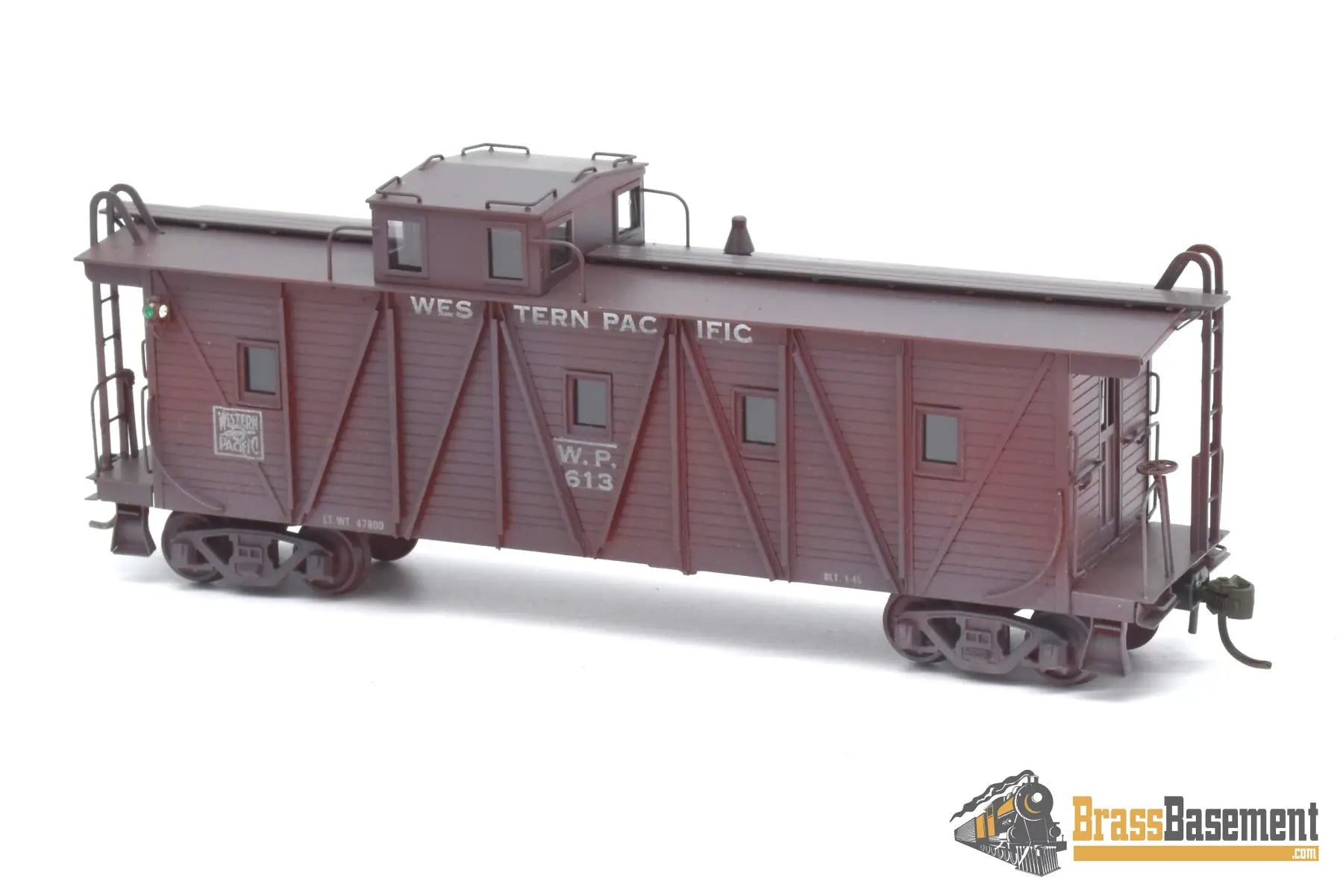 Ho Brass - Westside Models Western Pacific Wp Wood Sided Caboose Custom Paint Freight