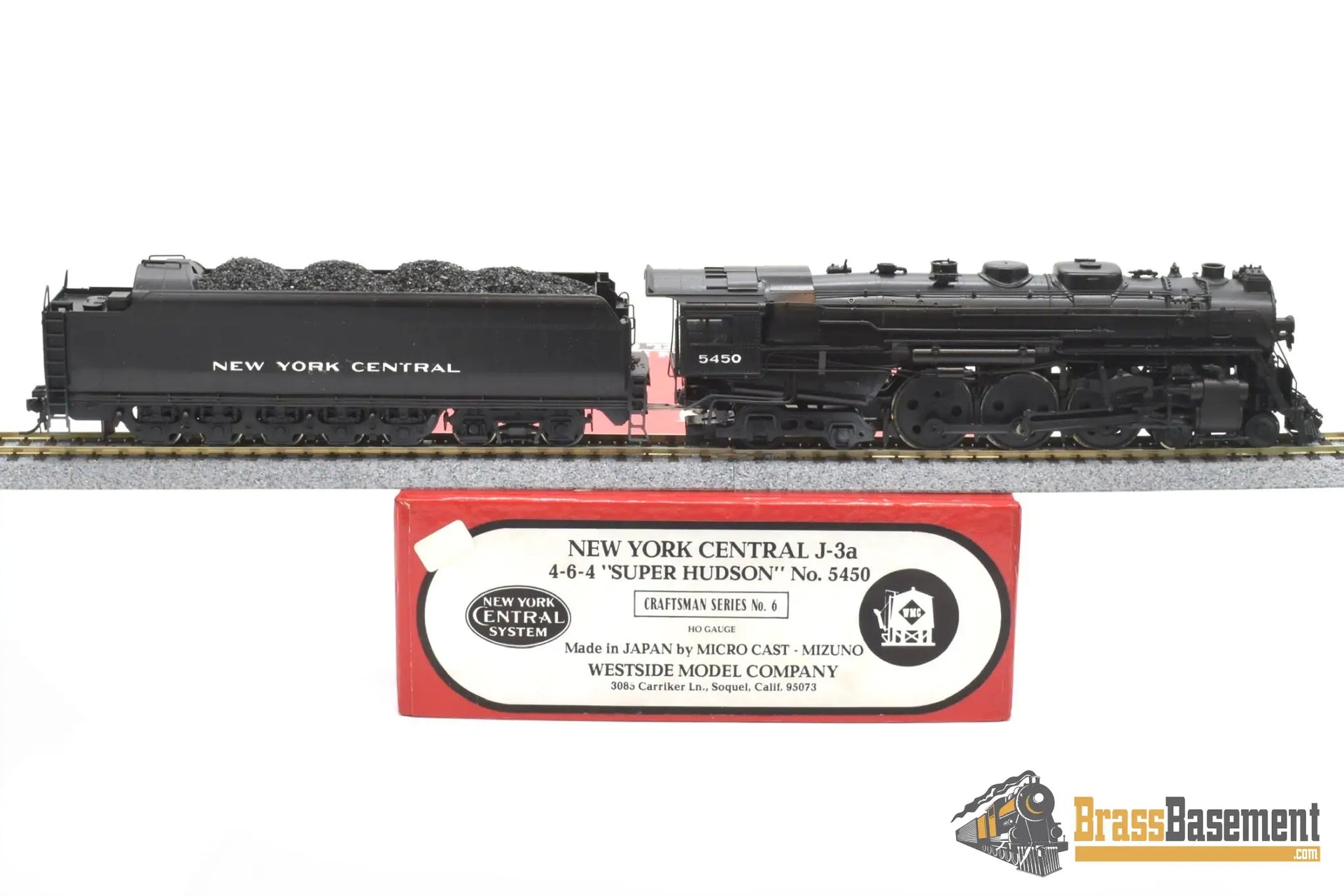 HO Brass - Westside New York Central NYC J-3a 4-6-4 Super Hudson