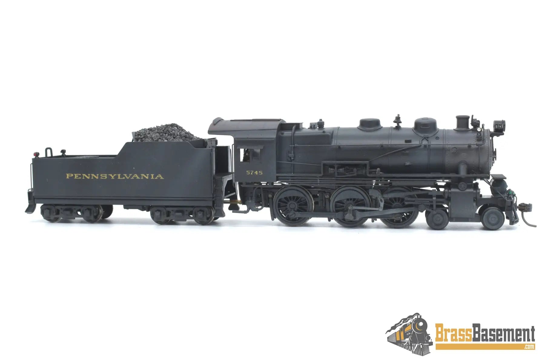 Ho Brass - Westside Pennsylvania Railroad 4 - 6 - 0 G5 Nice Paint Steam