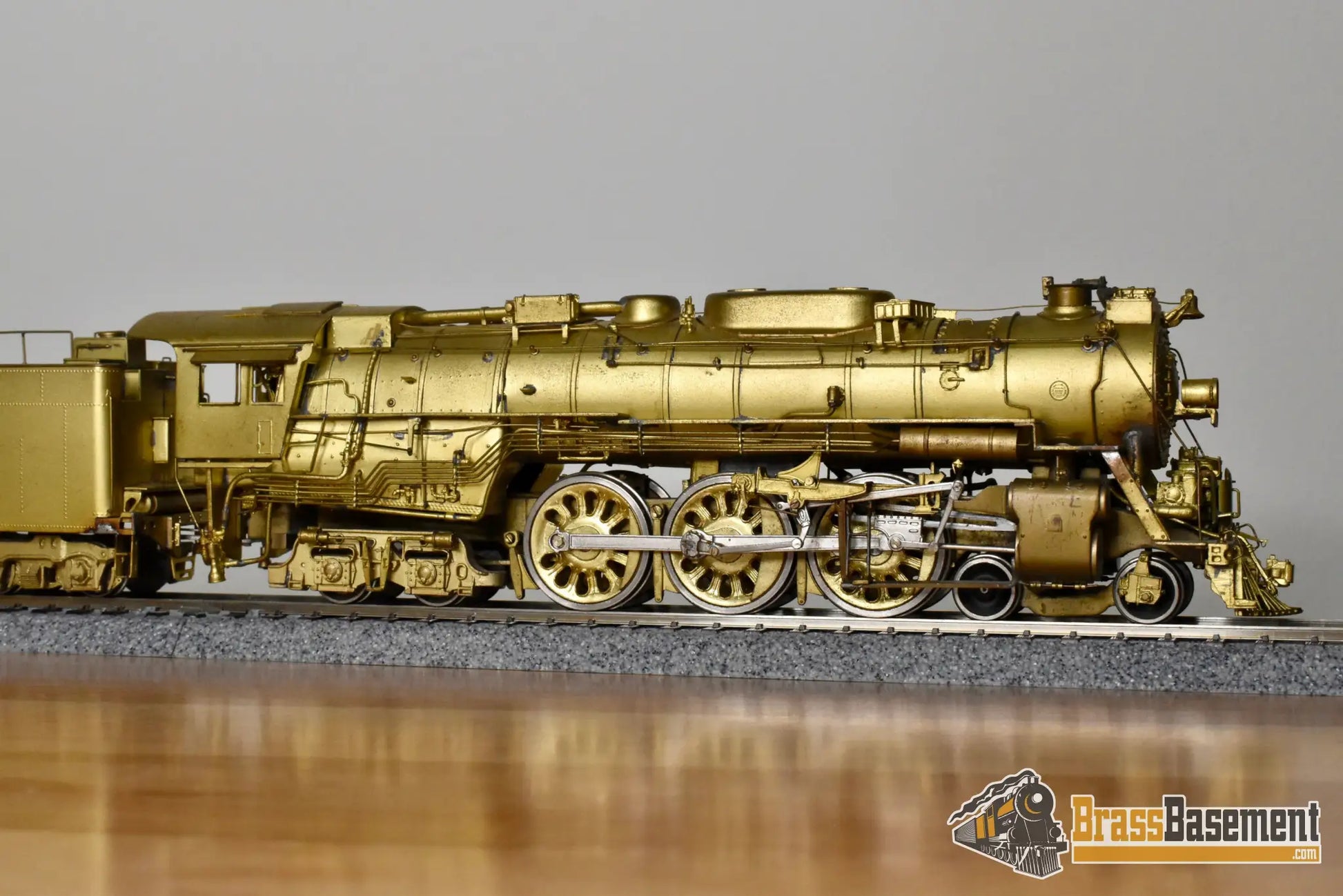 HO Brass Key Imports Santa Fe ATSF 4 6 4 #3460 Most Modern Unpainted Steam