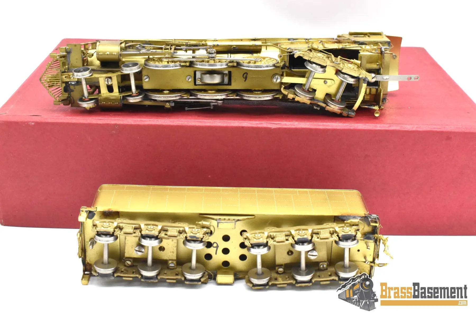 HO Brass Key Imports Santa Fe ATSF 4 6 4 #3460 Most Modern Unpainted Steam