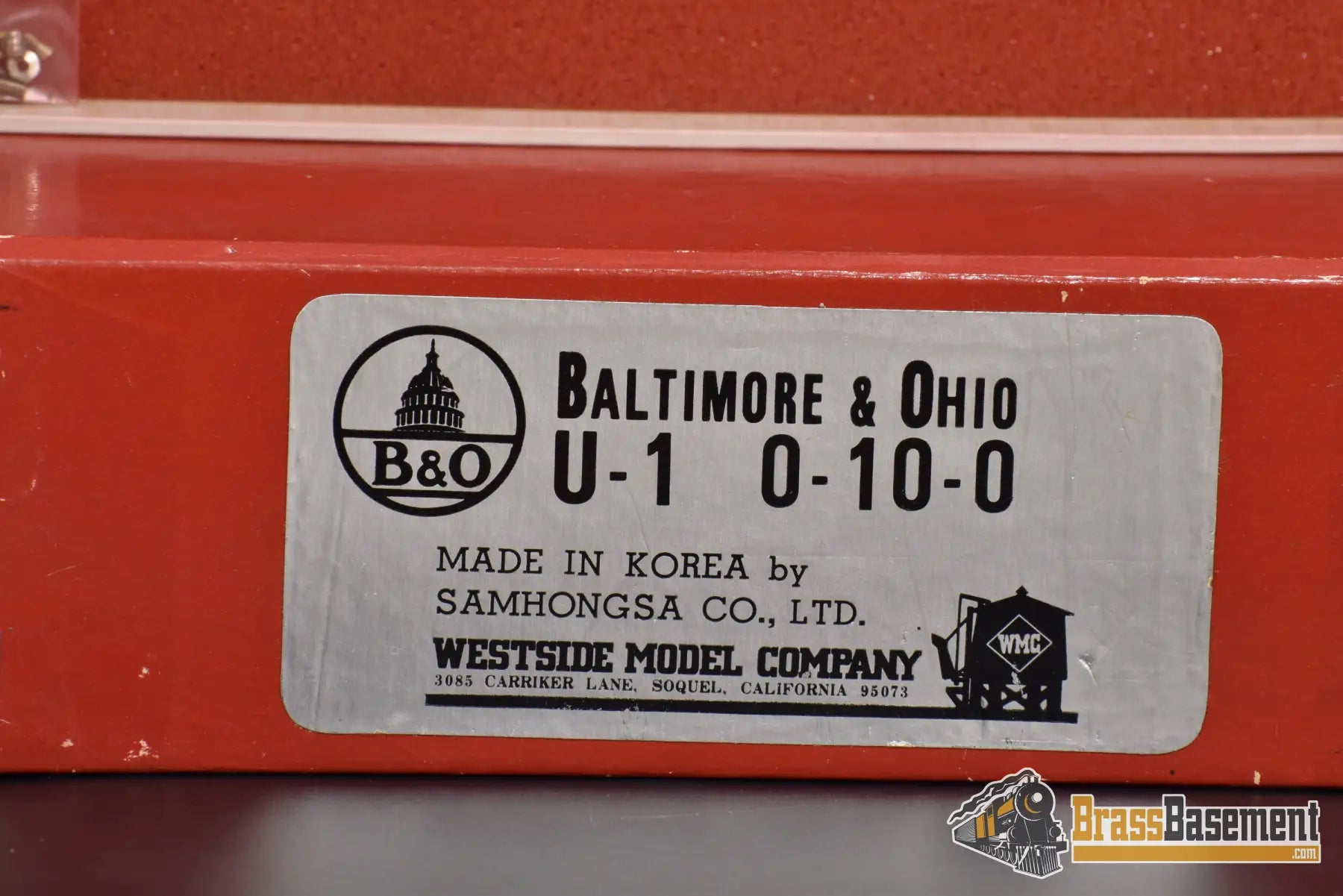 Ho Brass - Westside Southern Pacific 0 - 10 - 0 Custom Painted And Detailed