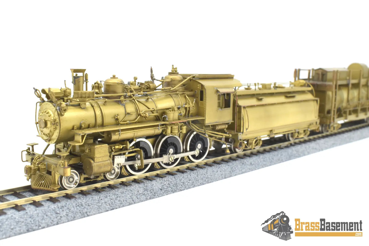 Ho Brass - Westside Southern Pacific Fire Train 4 - 6 - 0 #2248 Unpainted Steam
