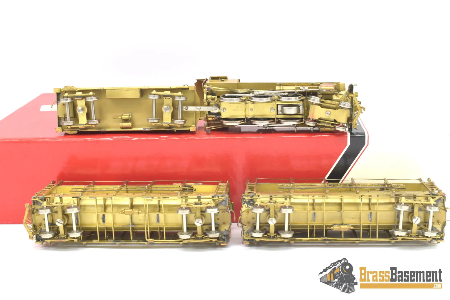 Ho Brass - Westside Southern Pacific Fire Train 4 - 6 - 0 #2248 Unpainted Steam