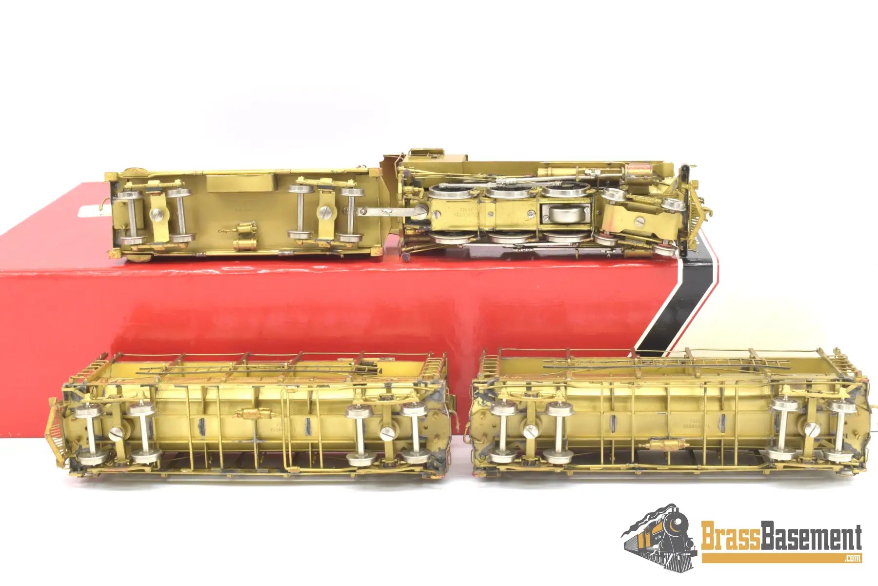 Ho Brass - Westside Southern Pacific Fire Train 4 - 6 - 0 #2248 Unpainted Steam