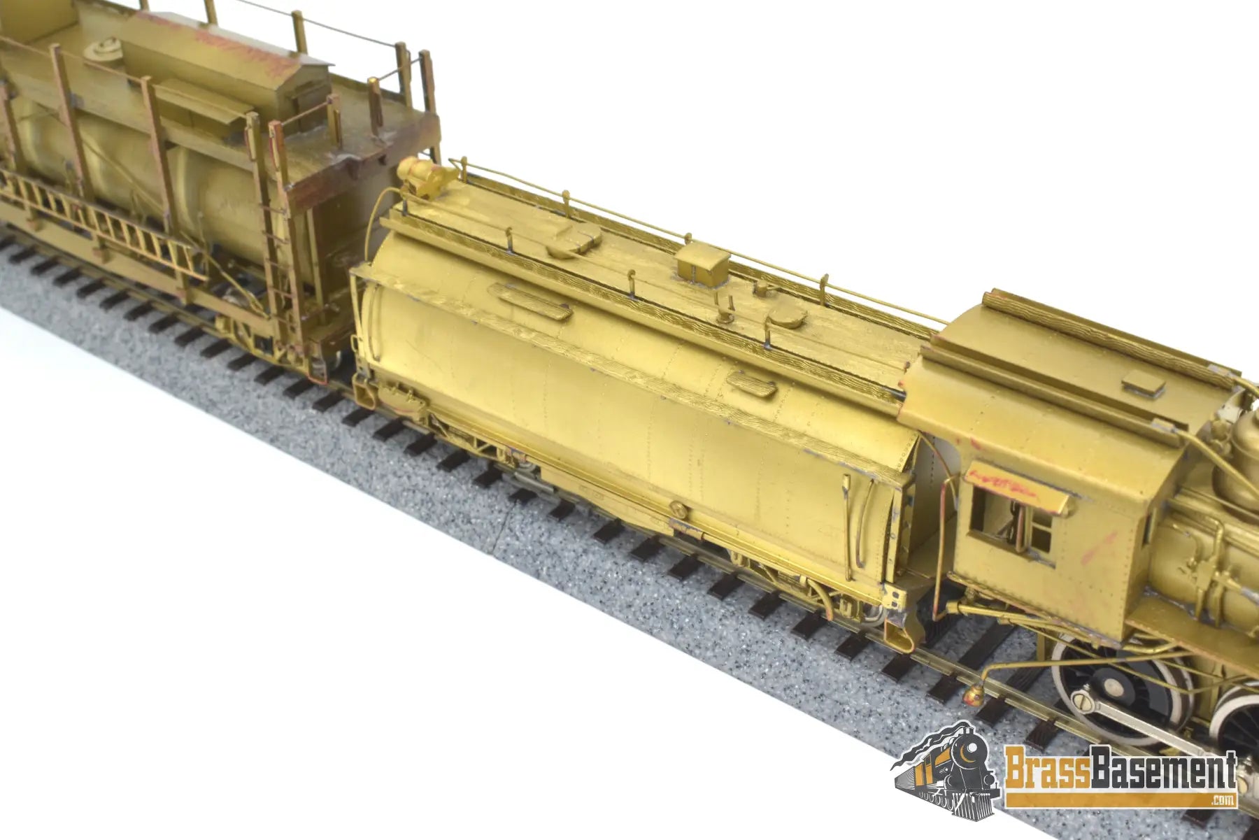 Ho Brass - Westside Southern Pacific Fire Train 4 - 6 - 0 #2248 Unpainted Steam