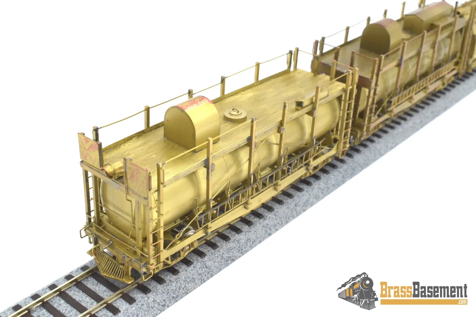 Ho Brass - Westside Southern Pacific Fire Train 4 - 6 - 0 #2248 Unpainted Steam