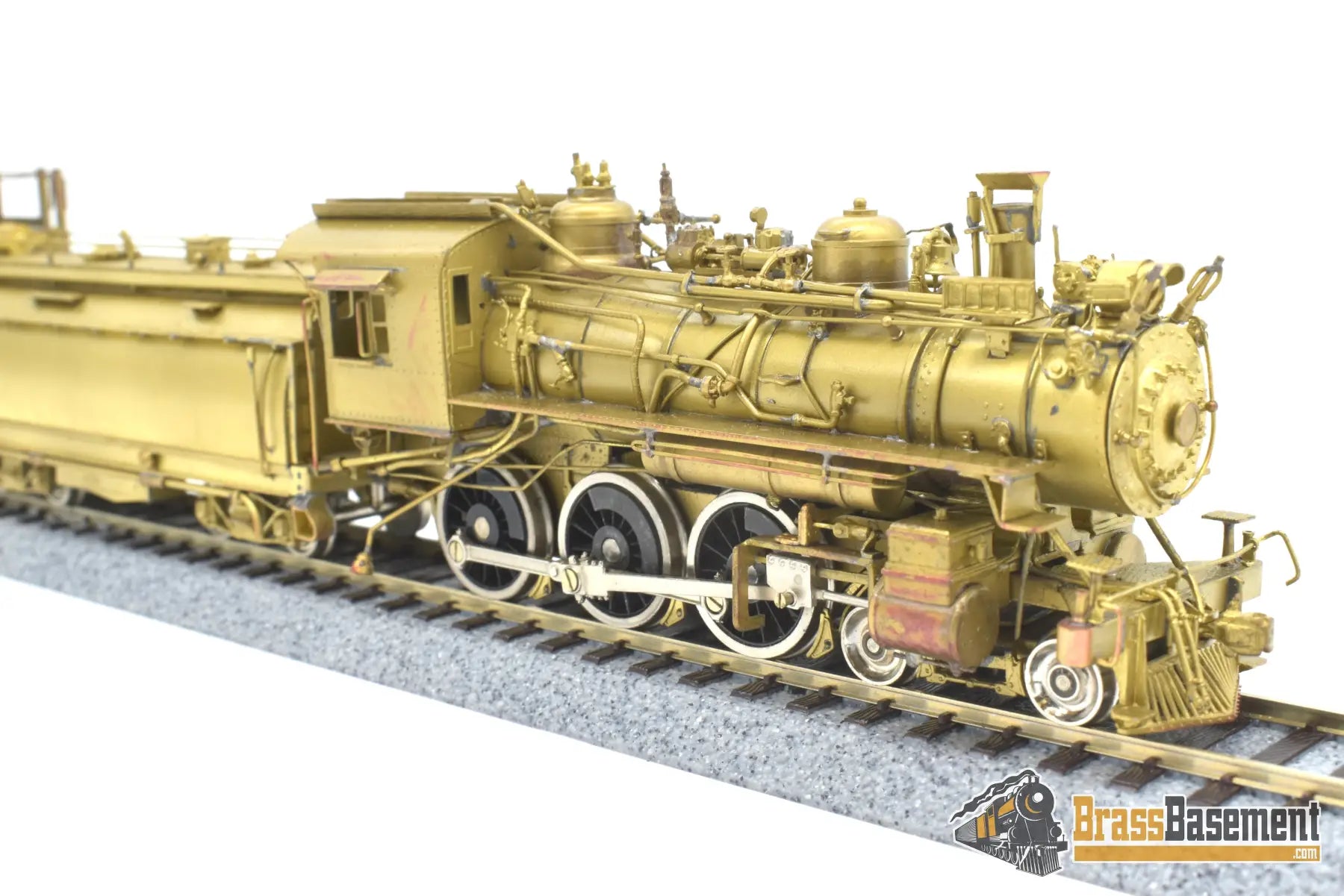 Ho Brass - Westside Southern Pacific Fire Train 4 - 6 - 0 #2248 Unpainted Steam