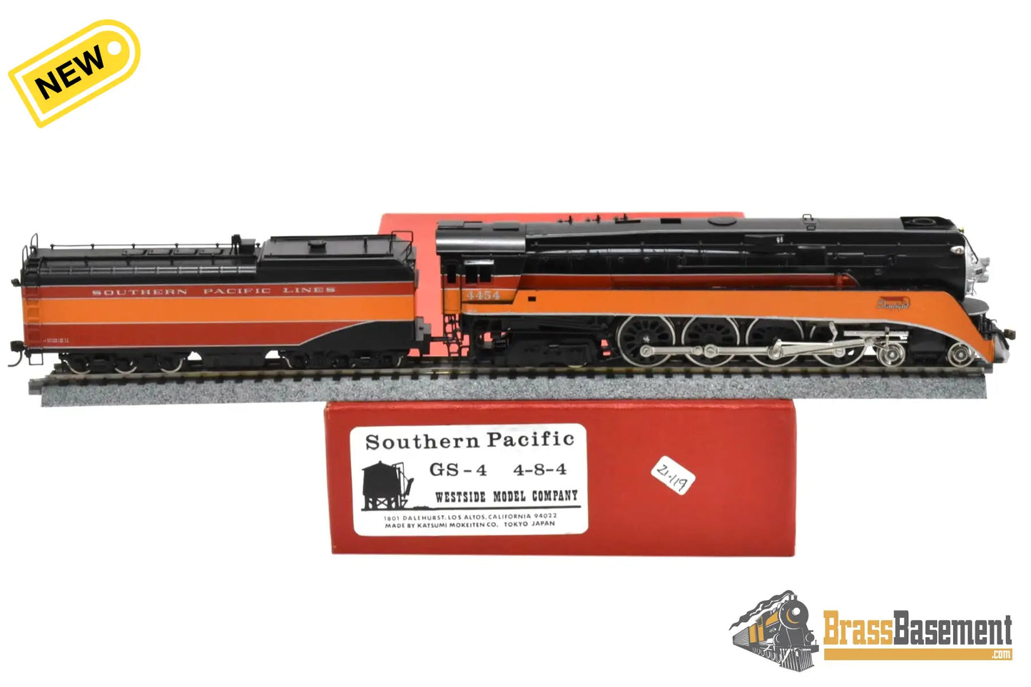 HO Brass - Westside Southern Pacific SP 4-8-4 GS-4 - F/P - KTM 1977 Steam