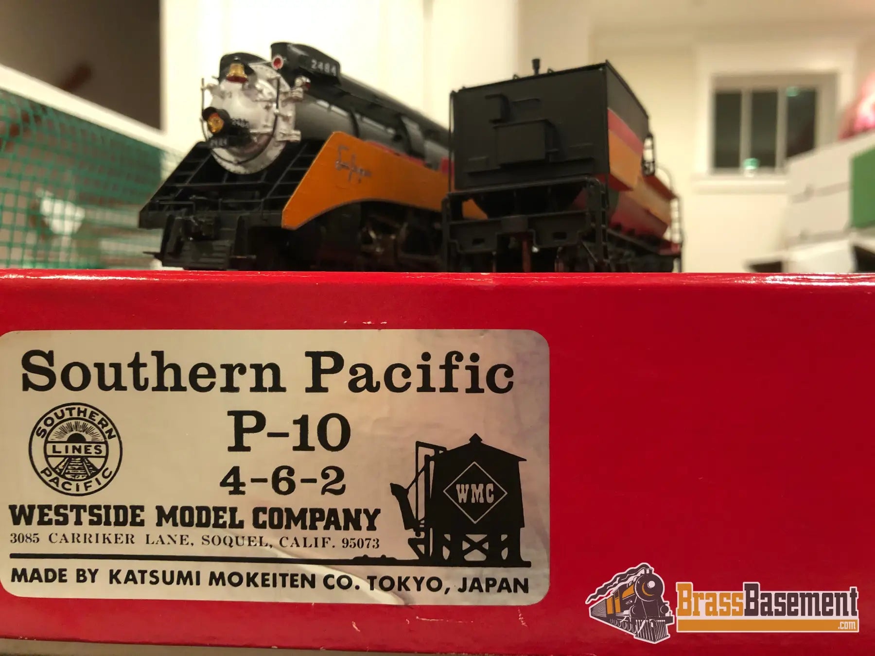 Ho Brass - Westside Southern Pacific Sp P - 10 Streamlined 4 - 6 - 2 San Joaquin Daylight Steam