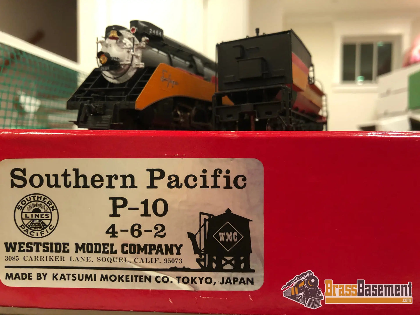 Ho Brass - Westside Southern Pacific Sp P - 10 Streamlined 4 - 6 - 2 San Joaquin Daylight Steam