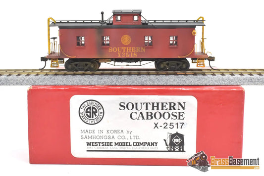 Ho Brass - Westside Southern Railway Caboose X2518 Custom Paint Nice