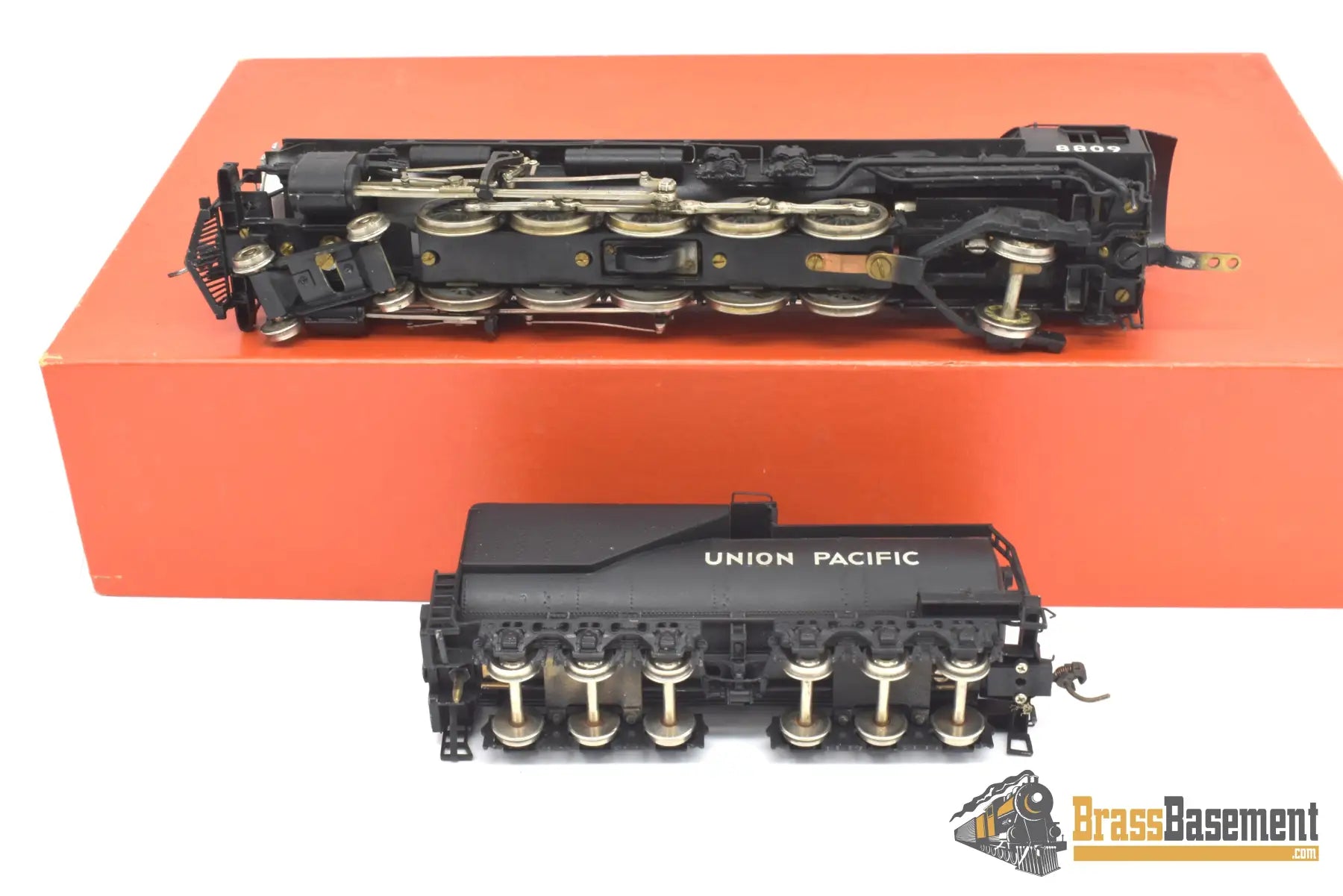 Ho Brass - Westside Union Pacific Up 4 - 10 - 2 Ftt Custom Paint Wrong Box Steam