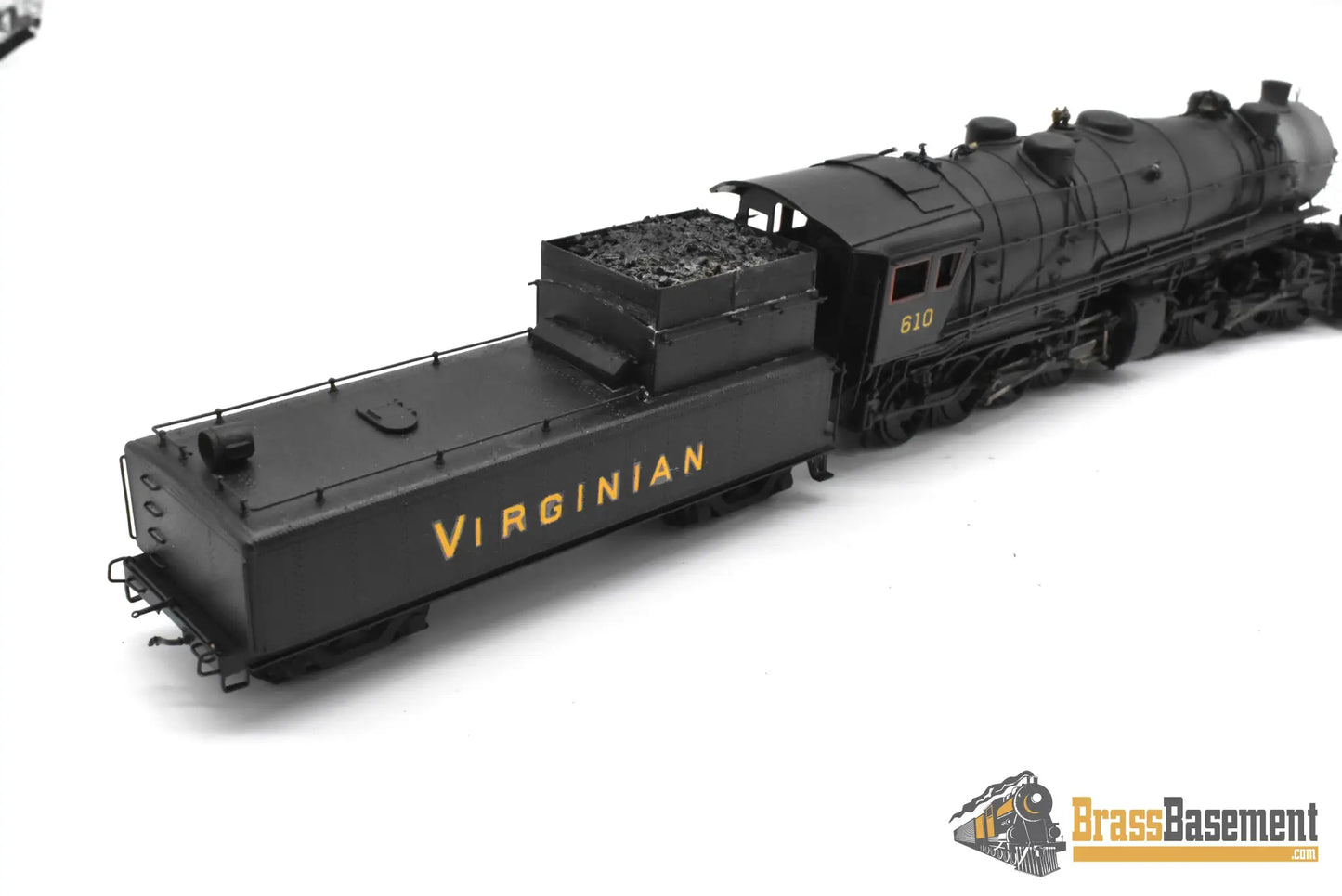 HO Brass - Westside Virginian Railway 2-8-8-0 #610 ex-Triplex - Custom - AS IS (NOTES) Steam