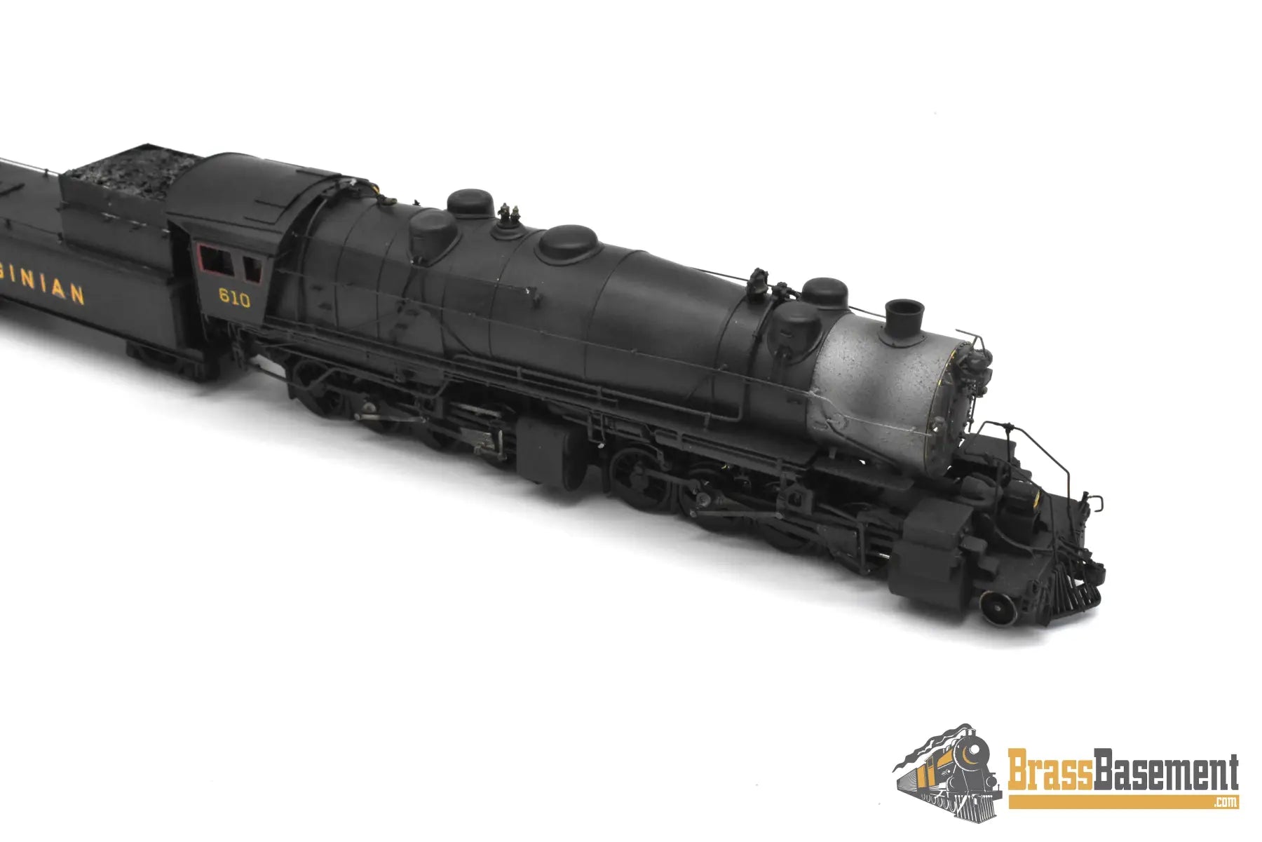 HO Brass - Westside Virginian Railway 2-8-8-0 #610 ex-Triplex - Custom - AS IS (NOTES) Steam