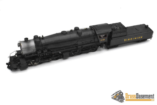 HO Brass - Westside Virginian Railway 2-8-8-0 #610 ex-Triplex - Custom - AS IS (NOTES) Steam