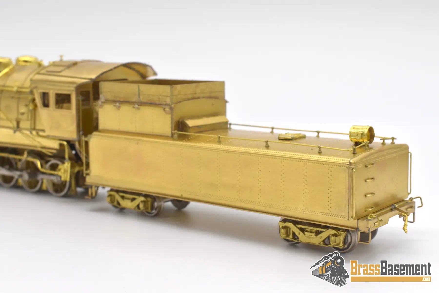 Ho Brass - Westside Virginian Railway 2 - 8 - 8 - 0 #610 Ex - Triplex Unpainted Nice Runner Steam