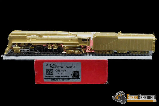 Ho Brass - Westside Western Pacific Wp 4-8-4 Gs-64 Unpainted Ktm 1981 Steam