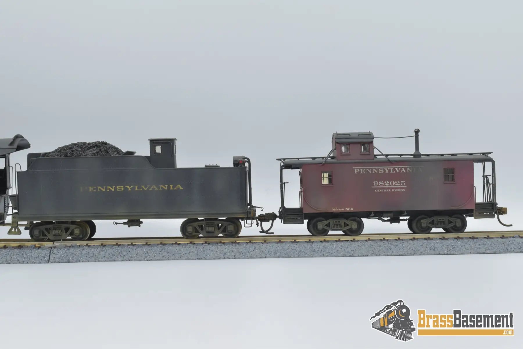 Ho Brass - Wmc Pennsylvania N2Sa And N6B Caboose Set Custom Paint Steam
